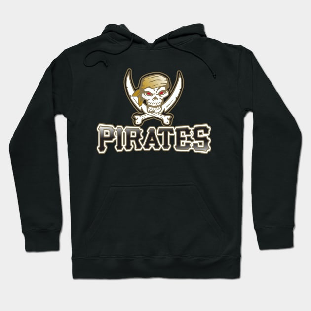 Pirates Sports Logo Hoodie by DavesTees